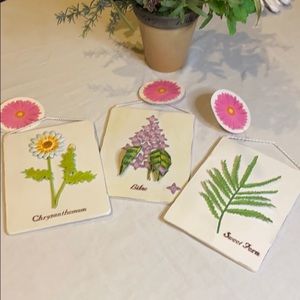 3-D Metal Floral Art